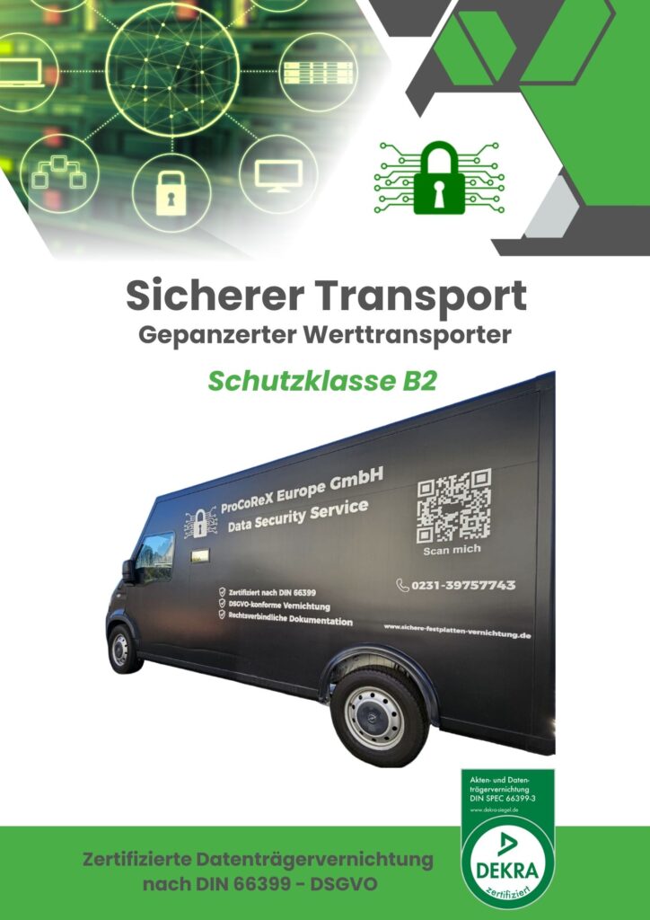 sicherer Transport nrw Bild Transporter computer entsorgung sicher dsgvo konform